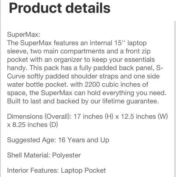 Jansport Backpack Hawaii flowers Tropical - Picture 2 of 5